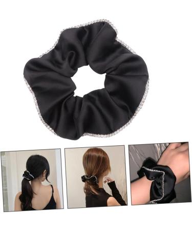 Ipetboom 1pc Hair Ring Womens Hair Clips Ponytail Hair Bands Bobbles Ponytail Holder Girls Hair Bobbles Elastic Hair Bobbles Pearl Headpiece Girls Hair Scrunchy Fabric Hairpin Curly Miss - Buy Online on GoSupps.com