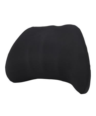 Ergonomic Lumbar Support Pillow | Memory Foam Back Cushion for Car & Home | Comfortable Pain Relief - Removable Cover (Black - Buy Online on GoSupps.com