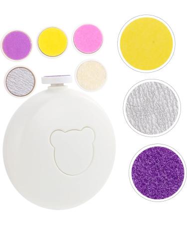 SHOWERORO 1 Set Nail Grinder Pedicure Tool Safe Nail Polishing Accessory Safe Adults Nail Kit Electric Nail Sharpener Manicure Kit Nail Polishing Tool Electric Nail Trimmer 7X7X3CM White - Buy Online on GoSupps.com