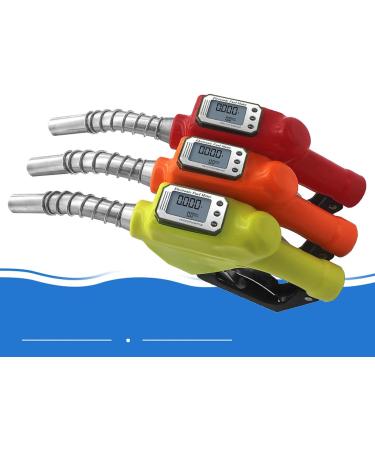 Digital Fuels Nozzles Fuels Oil Gasolines Nozzle with Digital Flows Meter Fuelings Nozzles for Fuels Kerosenes - Buy Online on GoSupps.com