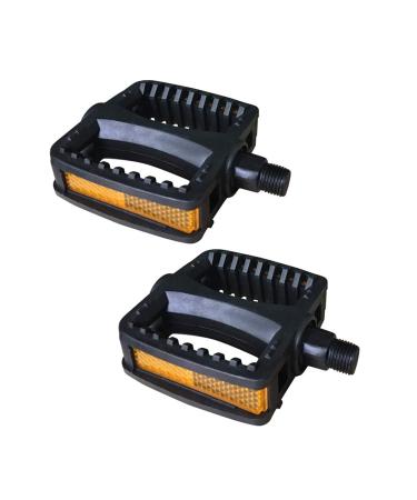N3od3er Kids Bike Pedals Upgraded Resin 1 Pair 16 18 1/2-Inch