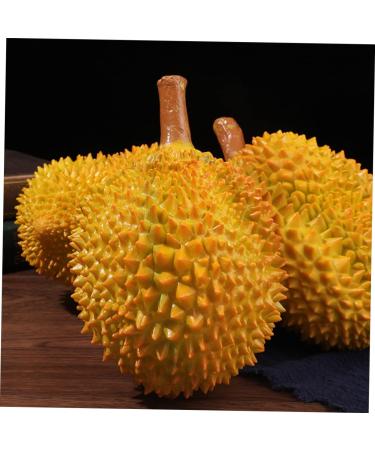 HOMSFOU 3pcs Artificial Imitation Durian Artificial Vegetable Decor Simulation Fruit Artificial Fruit Toy Lifelike Model Decoraciones Para Salas De Casa Fake Fruit Plastic Big Fruit Yellowx3pcs 25X15X15CMx3pcs - Buy Online on GoSupps.com