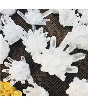 Crystal 500-800g Natural White Ghost Quartz Crystal Cluster Crystals raw Gemstone Specimen for Home&Office Decoration fengshui ERBDRGAZ (Size : 500-600g) - Buy Online on GoSupps.com