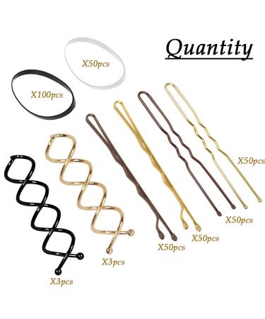 Jaomon 356-Piece Hair Clips & Hairpins Set - Metal Hair Clips with Storage Box for Girls & Women - Buy Online on GoSupps.com