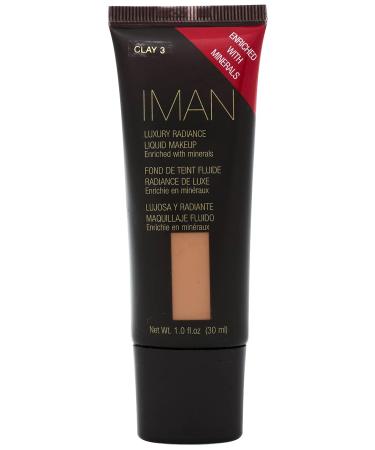 Iman Cosmetics Luxury Radiance Liquid Makeup  Clay 3