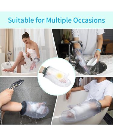 Xeodaun Waterproof Cast Cover Adult Hands Cover for Shower Bath Wound Protector for Burnt Hands Fingers Wrists - Buy Online on GoSupps.com