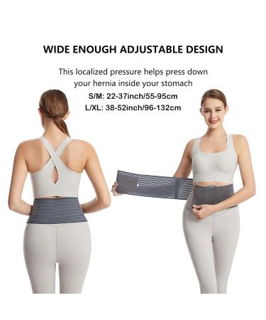 Umbilical Hernia Belt for Men & Women | Dual Compression Pads | Abdominal Binder Post-Surgery & Postpartum (L/XL) - Shop Now - Buy Online on GoSupps.com