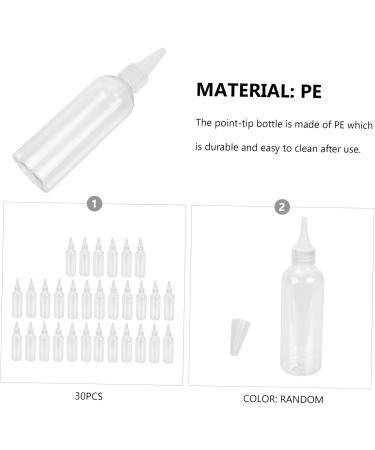 VICASKY 30 Pi ces Bouteilles Coloration Capacit Applicateurs Pe pour Shampooing et Soins pour Diy Domicile Couleur Al atoire - Buy Online on GoSupps.com
