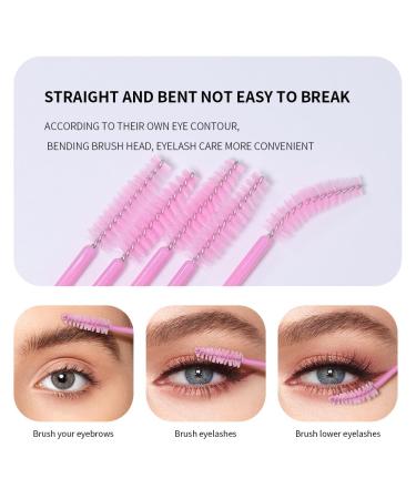 300pcs Eyelash Extension Supplies Kit | Disposable Lash Spoolies Micro Swab Brushes & Mascara Wands - Perfect for Professionals & DIY - Buy Online on GoSupps.com
