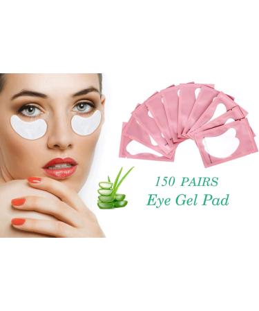 150 Pairs Set Under Eye Pads Comfy and Cool Under Eye Patches Gel Pad for Eyelash Extensions Eye Mask Beauty Tool. (Pink) - Buy Online on GoSupps.com