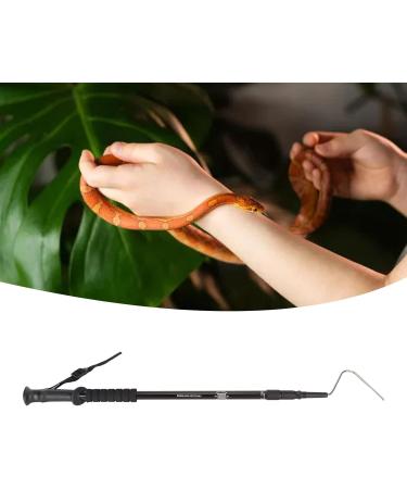 Bewinner Stainless Steel Extensible Snake Hook - Portable Reptile Catcher Stick for Safe Handling and Retrieval - Rattlesnake Grabber Tool - Buy Online on GoSupps.com