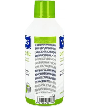 Vitis Orthodontic Mouthwash 500 ml - Optimal Oral Care for Braces | International Shipping Available - Buy Online on GoSupps.com