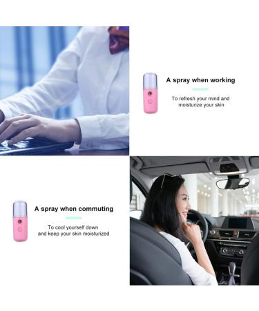 Beavorty 2pcs Air Diffuser Facial Mister Portable Beauty Spray Water Meter Carburetor Hydrating Face Steamer - Buy Online on GoSupps.com