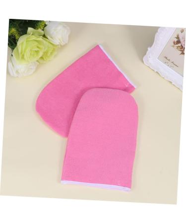 Ipetboom 2 Pairs Paraffin Wax Gloves Bath Treatment Mitt Insulated Gloves Hand Spa Cover Hand Treatment Mitts Pink Cosmetic Cotton Gloves - Buy Online on GoSupps.com