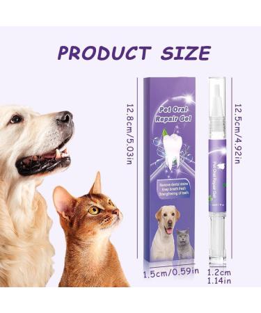 4/6/10 Pet Oral Repair Gel Pet Teeth Deep Repair Cat and Dog Teeth Cleaning Care Pet Breath Freshener Teeth Whitening Care Cleaner Suitable for Dogs and Cats - Buy Online on GoSupps.com