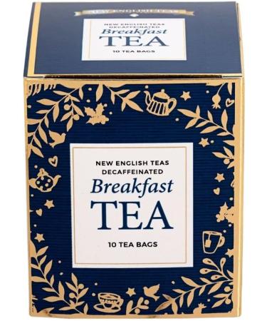 New English Teas Navy Tea Carton with 10 Decaffeinated English Breakfast Teabags - Buy Online on GoSupps.com