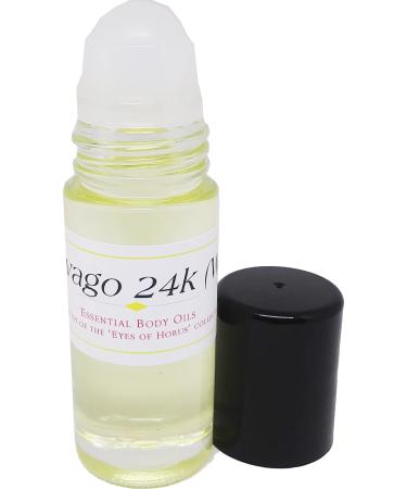 Jivago: 24K - Type For Women Scented Body Oil Fragrance Roll-On - Light Gold - 1 oz. - ID#6369 1 Fl Oz (Pack of 1)