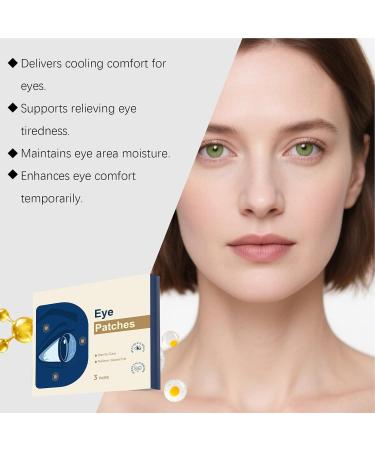 Mixnexorad Eye patches 3Pairs Refreshing Care Eye Patches Gel Eye Masks Ideal Gift Women Travel Home Christmas Sleep Skin Care - Buy Online on GoSupps.com