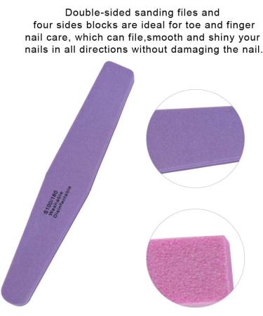 10-Piece Professional Nail Art Set | Manicure & Pedicure Tools | Nail Grinding Sponge & Buffer Files - Buy Online on GoSupps.com