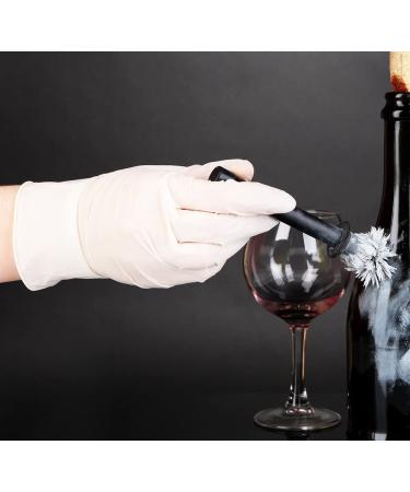 Adenna Platinum 5.5 mil Latex Powder Free Exam Gloves - White, Medium (Box of 100) - Buy Online on GoSupps.com