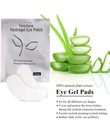 Fenshine Hydrogel Eye Pads - 50 Pairs Lint-Free Under Eye Pads for Professional Eyelash Extensions - Buy Online on GoSupps.com
