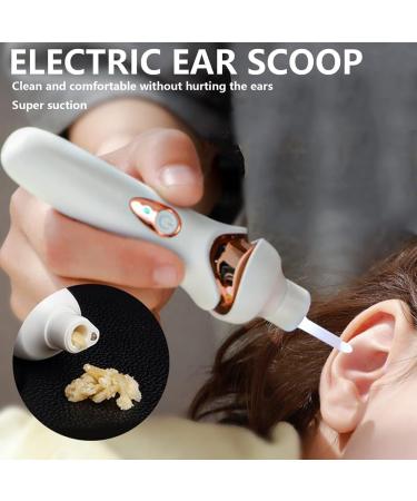 Tweddy Smart Ear Wax Remover Clean Ears Ear Wax Remover USB Charging Ear Wax Remover acuum Suction LED Light Easy-to-Use Ear Cleaner for Kids & Adults (White(Internal camera)) - Buy Online on GoSupps.com
