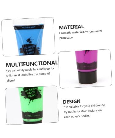 FRCOLOR 16 Pcs Fluorescent Face Paint Kit | UV Reactive & Washable | Professional Blacklight Makeup for Parties & Events - Buy Online on GoSupps.com
