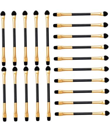 Baluue 60 Pcs Double Ended Eyeshadow Brush Makeup Brushes Make up Brushes Eye Brush for Eyeshadow 12.50X0.50X0.50CMx3pcs Goldenx3pcs - Buy Online on GoSupps.com