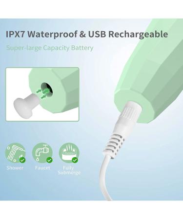 Xawy Facial Cleansing Brush - Rechargeable Waterproof 360 Spin Face Scrubber with 3 Modes and 4 Brushes for Deep Cleansing and Exfoliation - Ideal for Blackhead Removal and Massaging - Buy Online on GoSupps.com