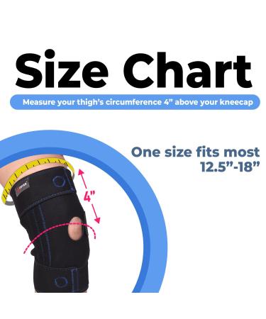 ZOYER Knee Brace for Men & Women | Adjustable Support with Side Stabilizers & Gel Pad | Joint Pain Relief Arthritis Meniscus Tear ACL MCL PCL - Buy Online on GoSupps.com