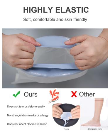 CureSquad Waterproof Leg Cast Cover - Adult Reusable Protector for Shower - Comfortable and Elastic Shower Bag - Wound Care Supplies - Buy Online on GoSupps.com