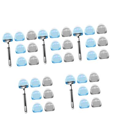 Doitool 30 piece of shapers with suction cup pussy razor blade holder made of plastic shaving shaving protection bathroom hook wall -mounted clothes racks wall cladding bars plastic wall hooks removable