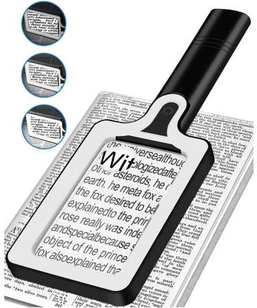 Vogely Portable Handheld 3X 10X Magnifier with LED Light Fit for Reading Jewelers Watchmaker Repair - Buy Online on GoSupps.com