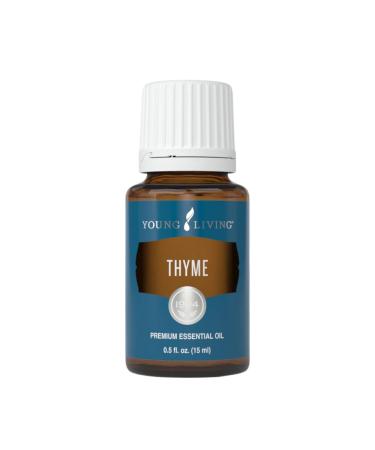 Young Living - Thyme Premium Essential Oil 15 ml | Ideal for Aromatic Diffuser | Has Bold Pungent Herbal Aroma | Creates Relaxation & Wellness | Great for Purifying & Cleansing