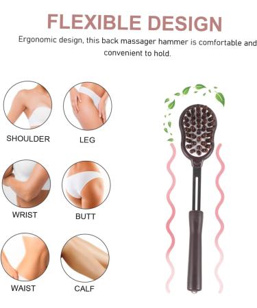 Shop Healeved Wooden Hammer Massage Devices - Manual Back Massager & Body Roller Stick for Ultimate Relief - Buy Online on GoSupps.com