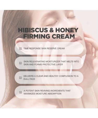 Hibiscus and Honey Firming Cream | Concentrated Complex | Lightweight Neck Firming Cream for Sensitive and All Skin Type | Formulated with Collagen Centella Asiatica and Other Natural Ingredients | - Buy Online on GoSupps.com