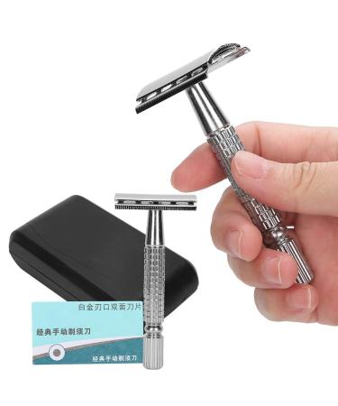 Premium Double Edge Safety Razor | Portable Classic Razor for Men - International Shipping Available - Buy Online on GoSupps.com