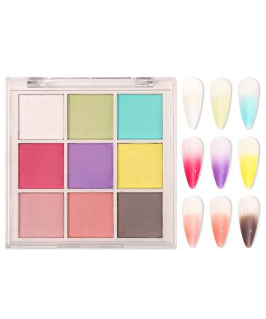 Powder Nails | Nail Art Powder | Chrome Powder Multicolor And Pigmented Nail Palette Sets Cute Nail Arts Gel Polish Nail Designs For Manicure Accessories For Nails Multicolor 1
