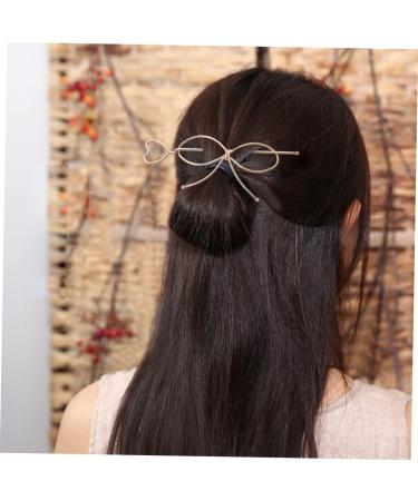 FRCOLOR Vintage Hair Clips Hollow- Out Hairpin Metal Hair Barrettes Bridal Hair Clip Metal Hair Clips Metal Hairclip Bows for Hair Womens Hair Clips Women Hair Pin Bride Wedding Headgear - Buy Online on GoSupps.com