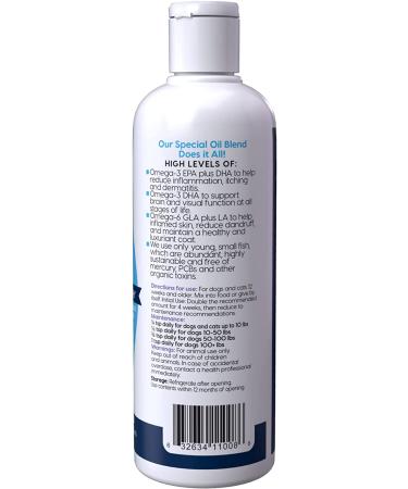 Omega Mender Itch Ender - Omega 3 & 6 Supplement for Pets | Relieves Itching, Reduces Shedding & Treats Hot Spots (8 Fl Oz) - Buy Online on GoSupps.com
