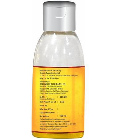 Buy Ayurvedic Oil for Knee Pain & Joint Relief - 100ml | Natural Muscular Pain & Inflammation Relief - Buy Online on GoSupps.com
