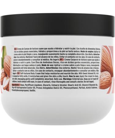  Dona Flora Dona Flora - Sweet Almond Body Cream for Women - 300ml - Intensely moisturizes softens dry skin - Improves elasticity with nourishing natural oil fast absorbing - Buy Online on GoSupps.com