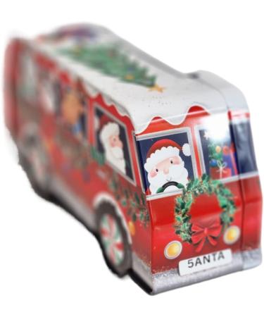 Scrumptious Scottish Shortbread in Festive Shapes: Telephone Booth & Santa Bus (Santa Bus) - Buy Online on GoSupps.com