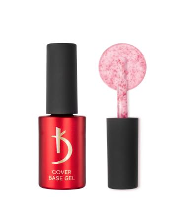K odi Professional UV Nail Polish Cover Base Coat Milky Lilac Nude Pink Flakes Shimmer Polish Gel UV LED Soak Off Base Coat Gel Polish Colours Shellac Gel Nails 7 ml Milky Lilac Nude Rosa Flakes