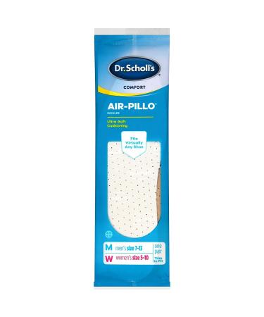 Dr. Scholls Air-Pillo Insoles Unisex (Men 7-13) (Woman 5-10) 6 Count (Pack of 1) White 6 Count (Pack of 1) - Buy Online on GoSupps.com