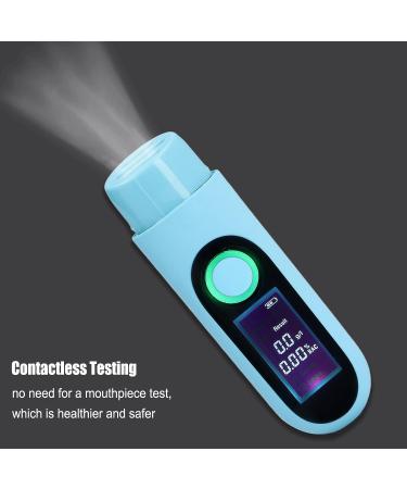 Digital Alcohol Breathalyzer Tester LCD 3 Color Display USB Charging Contactless Testing - Blue - Buy Online on GoSupps.com