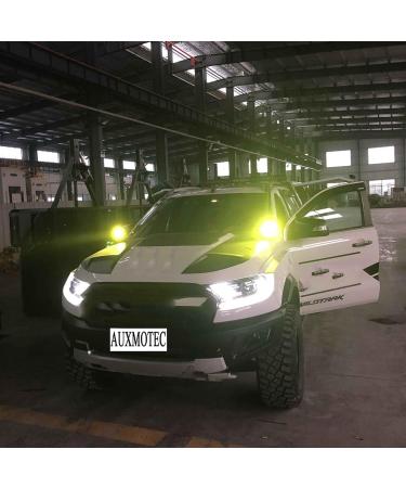 Yellow 3-Inch 40w LED Pods Fog Light Bar for Off-Road Truck Boat ATV UTV 4X4WD - Pair of 80w Amber Spot Lights - Buy Online on GoSupps.com