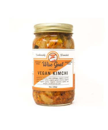 Organic Raw Vegan Kimchi, 16 Oz Glass Jar