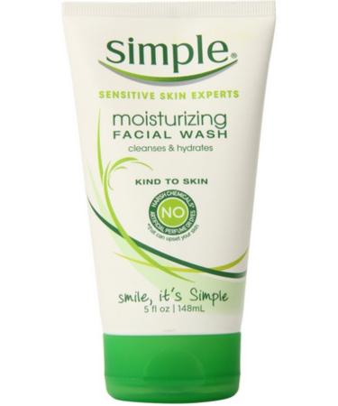 Simple Moist Face Wash Size 5z Simple Moist Face Wash 5z