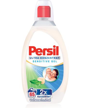Persil Ultra Concentrate Sensitive Gel - 130 Wash Loads Liquid Detergent for Allergy Sufferers & Babies | Eco-Friendly Stain Remover Dermatologically Tested - Buy Online on GoSupps.com